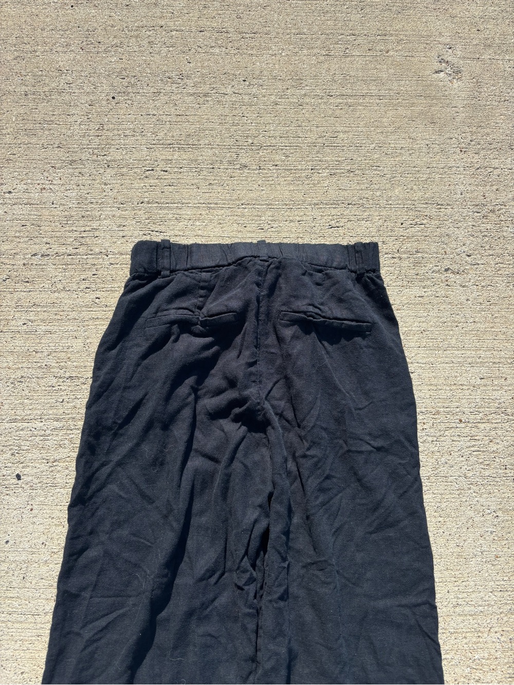Black Abercrombie & Fitch Linen Pants โ Short - Picture 5 of 9